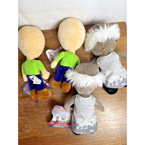 Frenemies Stuffed Plush 4 Figure Lot Granny Baldi NWT 9" Roblox Series 1 Gamers - Picture 6 of 9